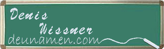 Denis Wissner Visitenkarte